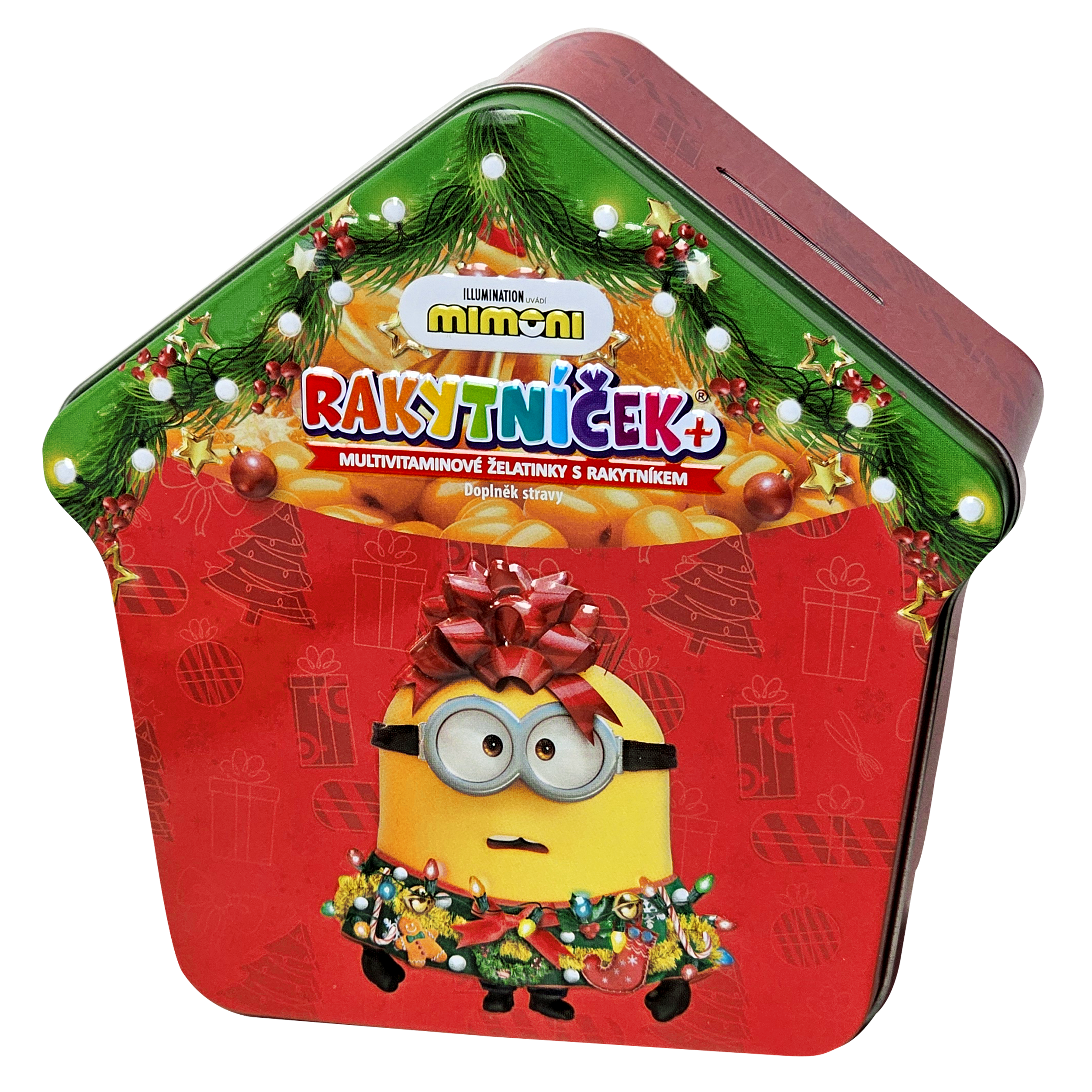 RAKYTNÍČEK+ želatinky - Vánoční domeček Mimoni